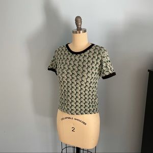 Zara Circular Knit Top Workwear Size M with Tags